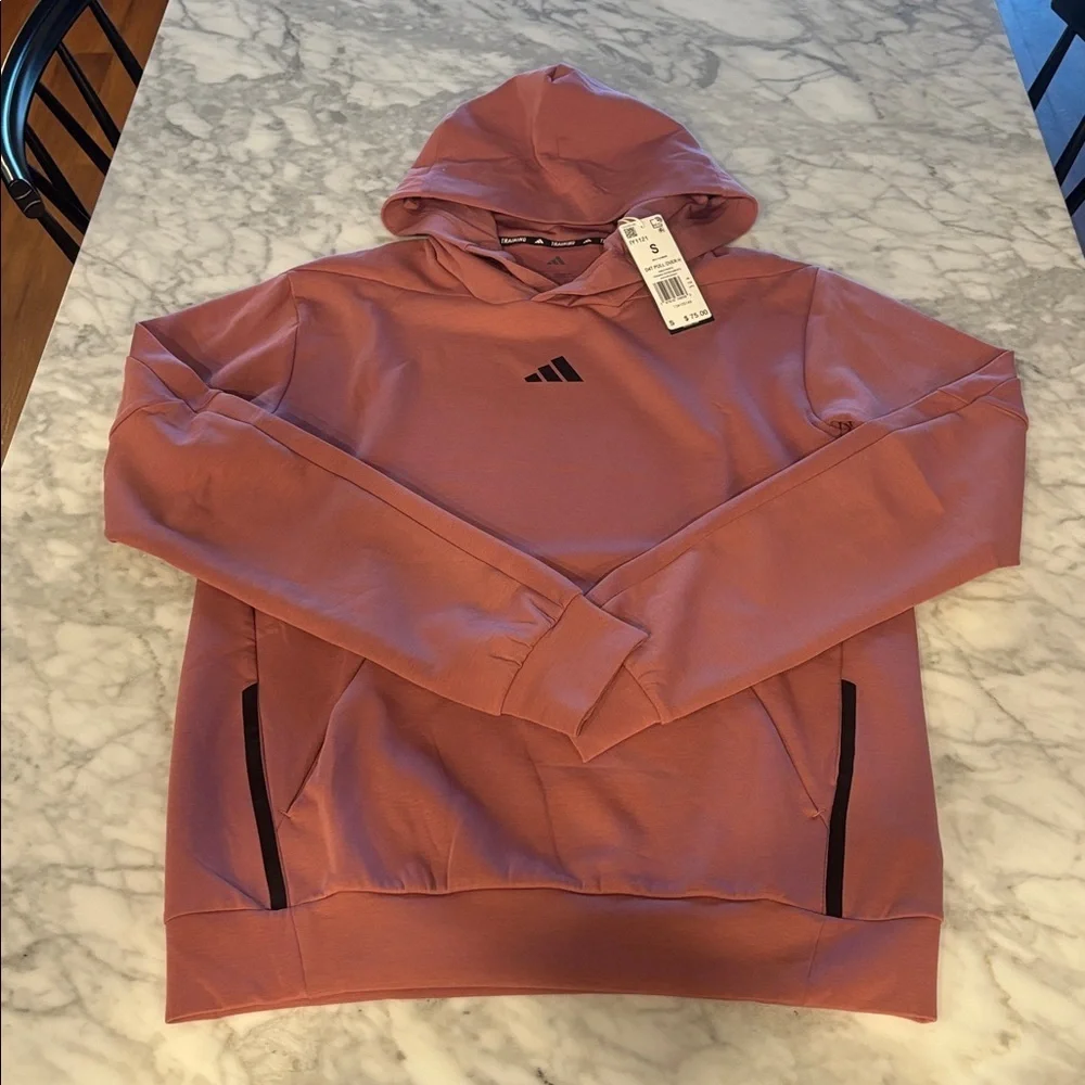 Adidas Red D4T Performance Hoodie, NWT size small